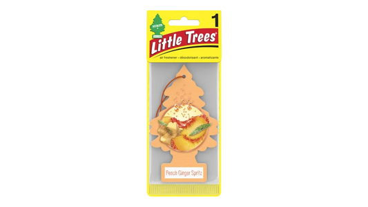 Little Trees air freshener in packaging on a white background