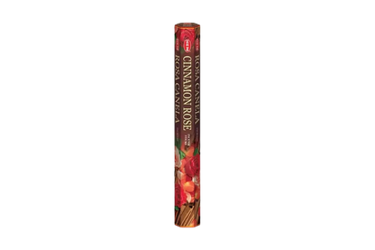 Cinnamon Rose incense stick package on a white background