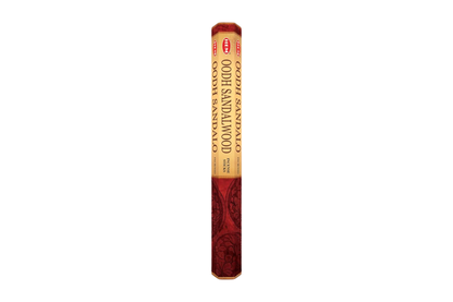 Red and gold product with text on a white background