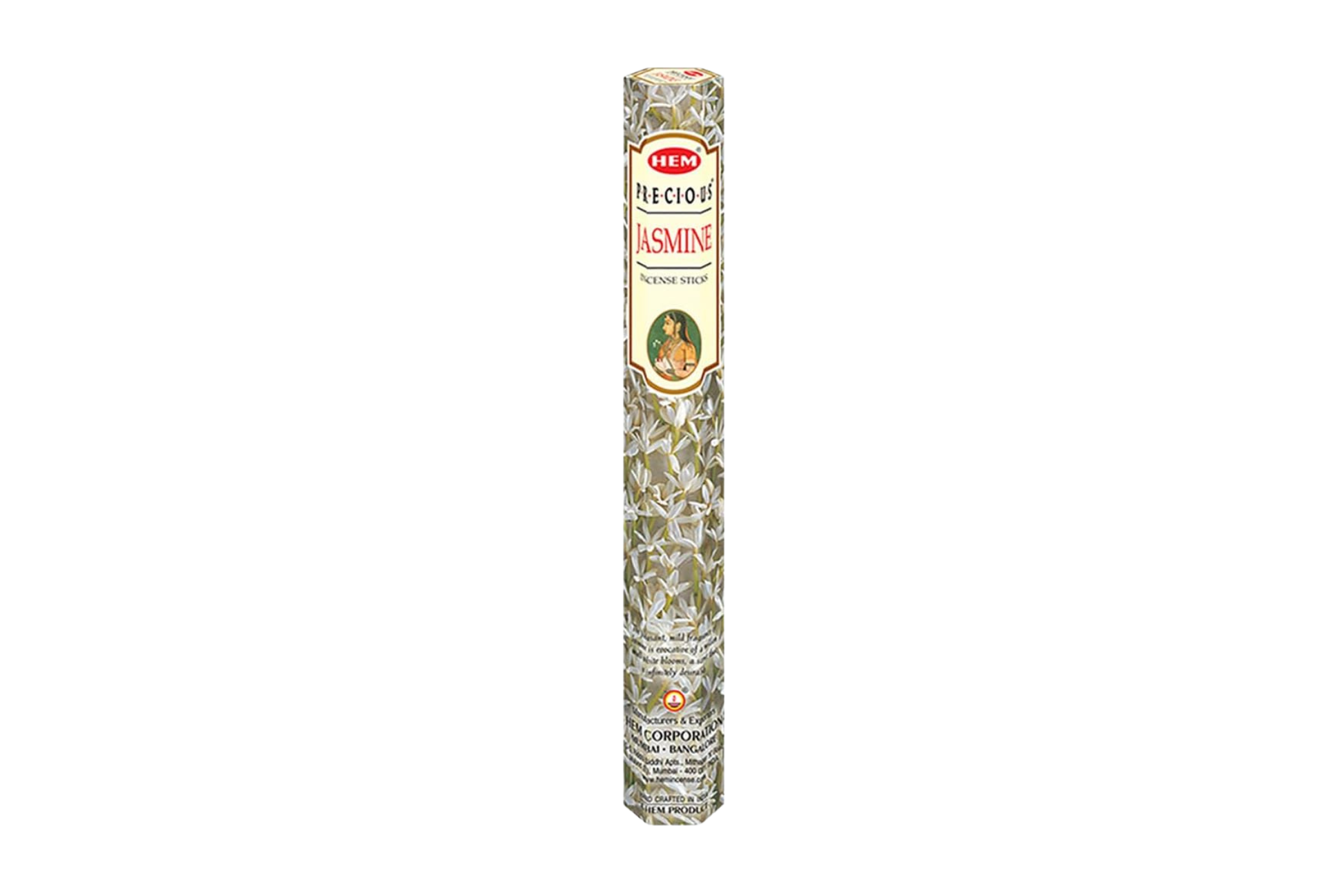 Hem Jasmine incense stick packaging on a white background