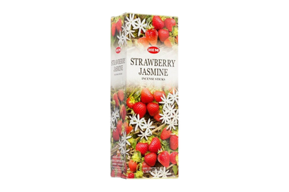 HEM strawberry jasmine product packaging on a white background