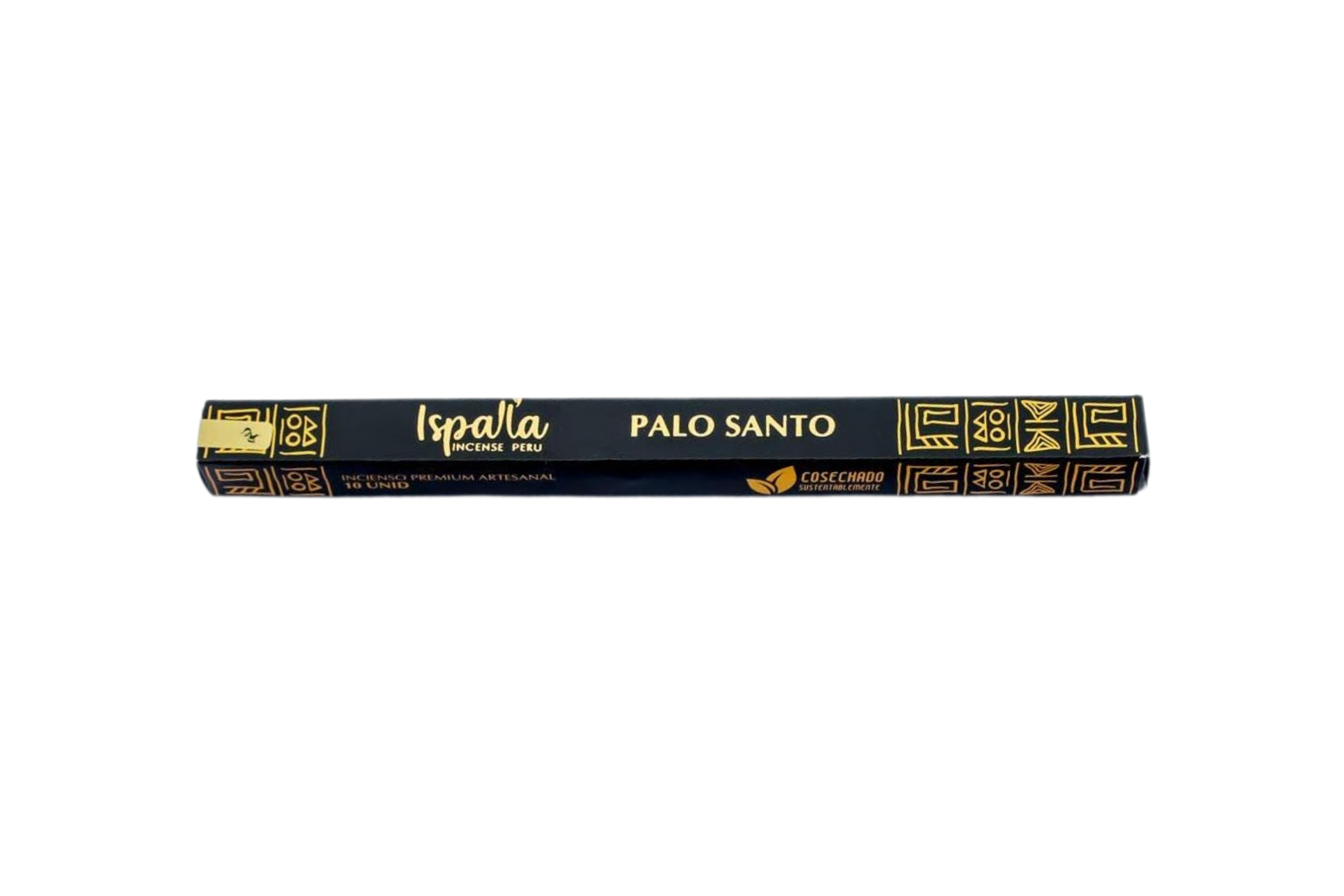 Palo Santo incense stick packaging with 'Ispalla' branding on a white background