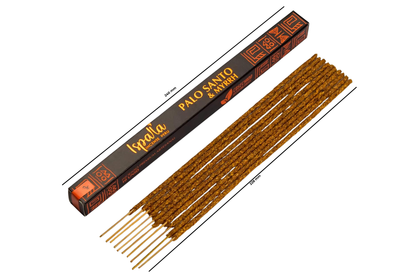 Incense sticks with their packaging on a white background