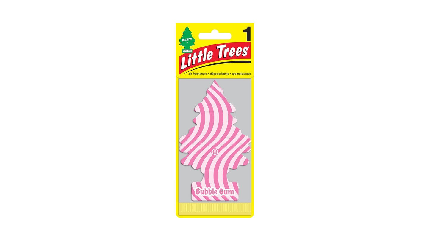Little Trees Bubblegum air freshener on a white background