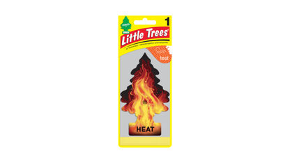 Little Trees Heat air freshener packaging on a white background