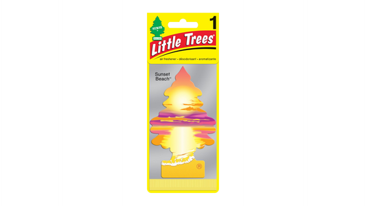 Little Trees air freshener in packaging on a white background