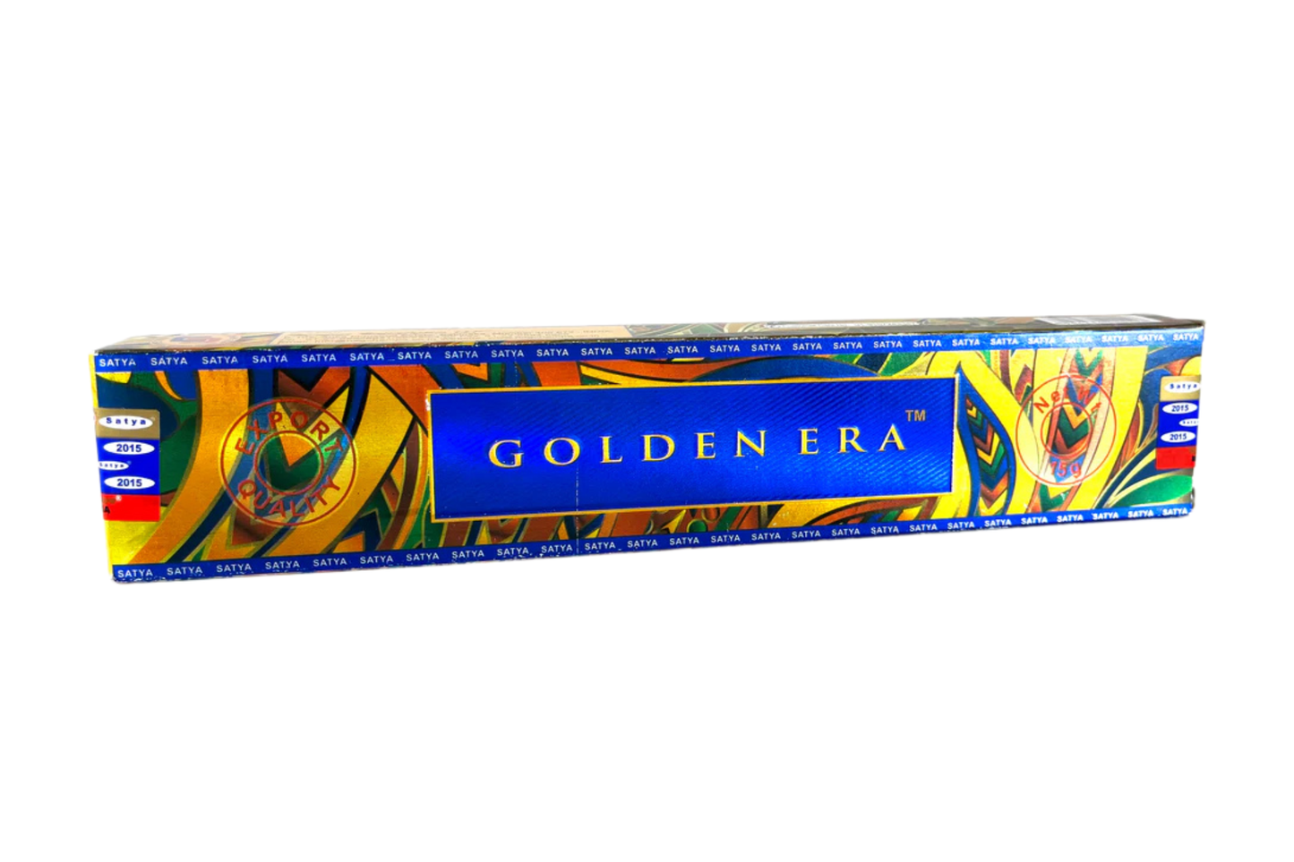 Box of Golden Era incense sticks on a white background