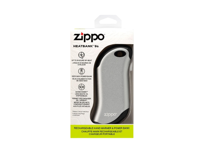 Zippo Heatbank 9s packaging on a white background
