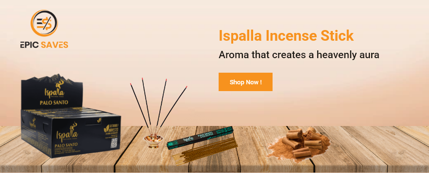Ispalla Incence Sticks Banner