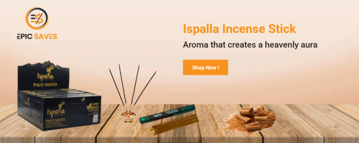 Ispalla incence sticks banner