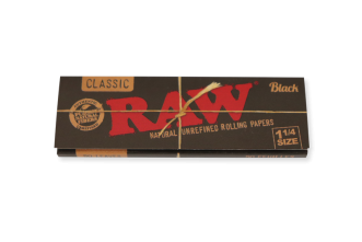 RAW Classic Black: 1-1/4 - Pack of 2