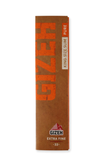 GIZEH Pure Rolling Papers: Extra Fine King - Pack of 2