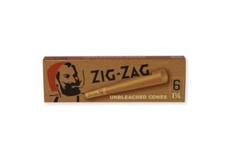 Zig-Zag Cones: Unbleached 1-1/4 - Pack of 2