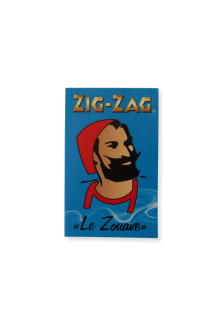 Zig-Zag Blue: Single Wide- Pack of 2