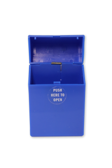 Plastic Cigarette Case: Blue - Pack of 1