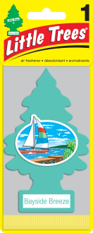 Little Tree Car Freshener: Bayside Breeze - Pack of 3