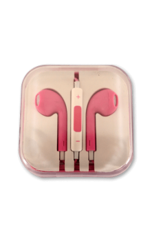 WWS Earphones: Baby Pink - Pack of 1