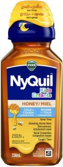 Vicks Nyquil Kids - Honey Syrup 236mL