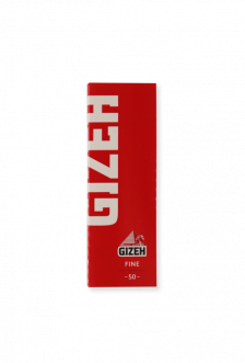 GIZEH Red Rolling Papers: Fine - Pack of 2