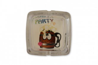 Party Glass Ashtray: Sick - Pack of 1
