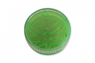 Grinders 3P Acrylic Leaf: Green - Pack of 1