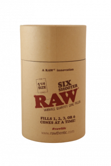 RAW Cone Filler: Six Shooter 1 1/4 - Pack of 1