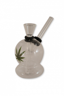 Leaf Glass Water Pipe: Large - Pack of 1