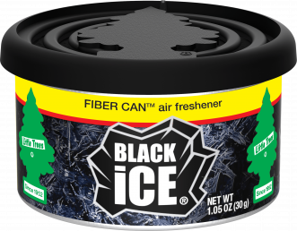 Little Tree Fiber Can: Black Ice - Pack of 2
