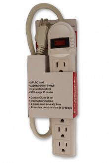 Electrical Cable: 6 Outlets - Pack of 1