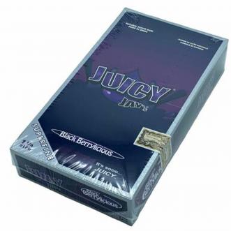 Juicy Jay 1 1/4 Superfine - Black Berrylicious