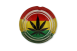 Leaf Glass Ashtray: Bob Marley Flag - Pack of 1