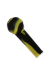 Mini Silicone Pipe: Black &amp; Yellow - Pack of 1