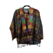 Hand Embroidered Multicolored Lattice Kashmiri Short Jacket
