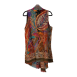 Hand Embroidered Rustic Leaf Kashmiri Vest Jacket